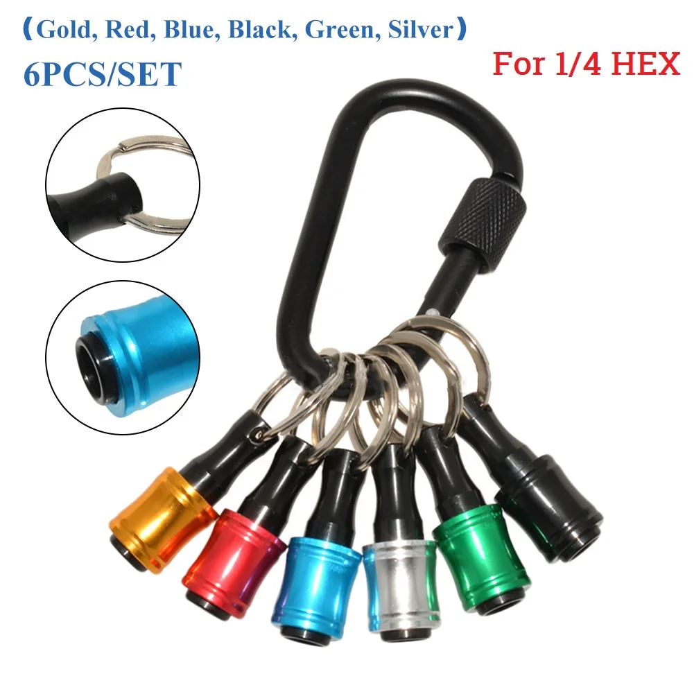 For Drill Bits Keychain Screwdriver Bit Holder For Rotary Tool Bits holder Hex Shank
For Drill Bits Keychain Screwdriver Bit Holder For Rotary Tool Bits holder Hex Shank