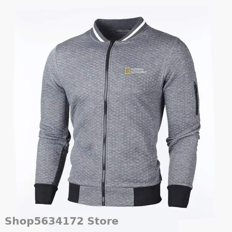 Winter New Brand Zipper Jacket Sports Men's Fashion Jacket Men's Jacket Casual Stand-up Collar for National Geographic Coat
Winter New Brand Zipper Jacket Sports Men's Fashion Jacket Men's Jacket Casual Stand-up Collar for National Geographic Coat