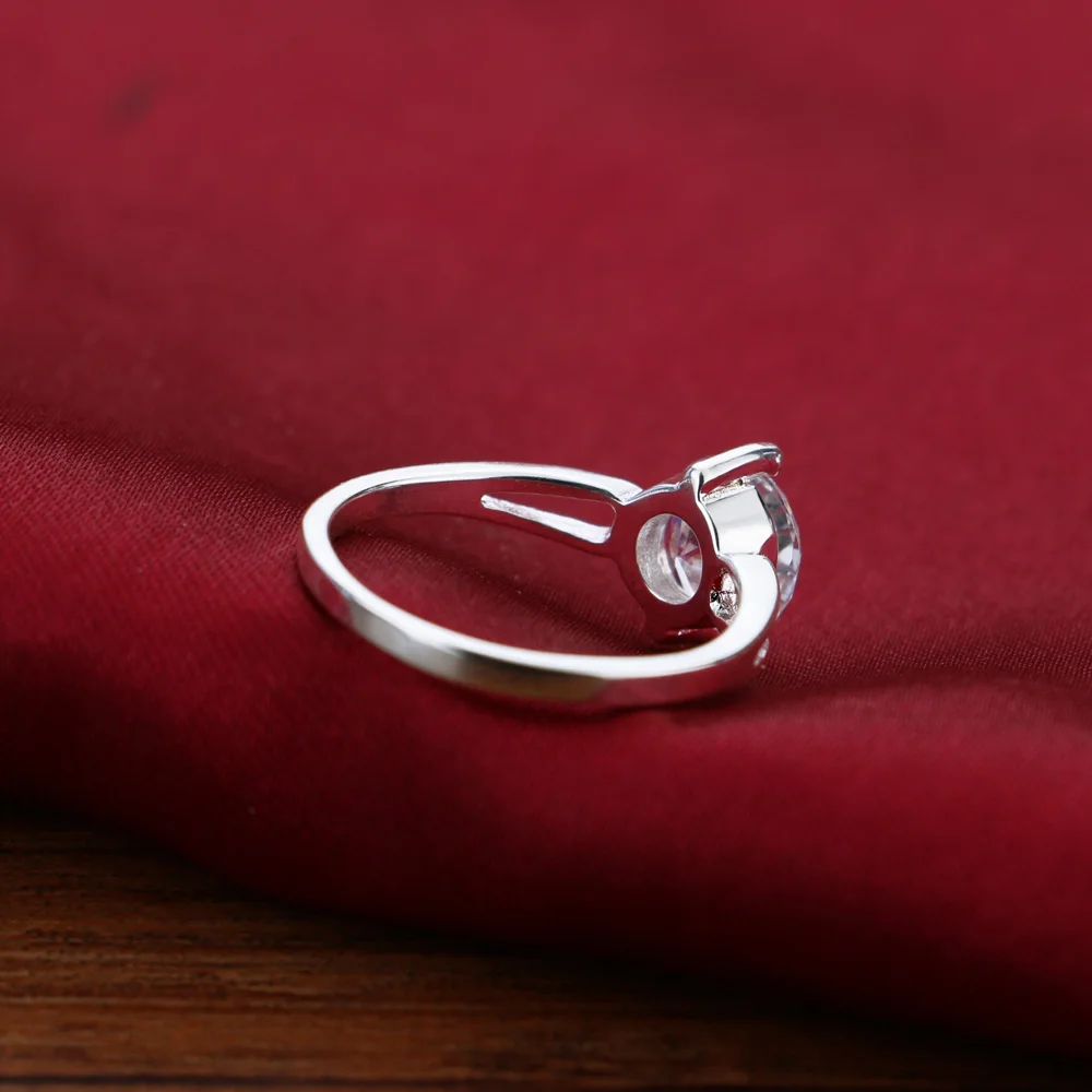 Summer Women 9MM Cubic Zircon Inlaid 925 Sterling Silver Ring Lady Charm Jewelry Noble Original Silver Wedding Ring Accessories
Summer Women 9MM Cubic Zircon Inlaid 925 Sterling Silver Ring Lady Charm Jewelry Noble Original Silver Wedding Ring Accessories