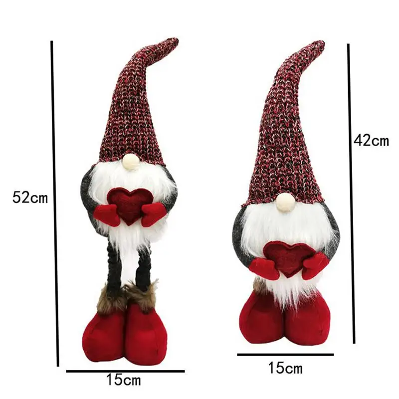 2pcs Decorative Gnome Ornaments Showcase Standing Doll Christmas Decor
2pcs Decorative Gnome Ornaments Showcase Standing Doll Christmas Decor