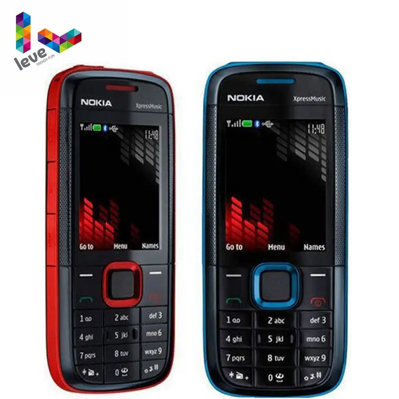 Оригинальный разблокированный сотовый телефон Nokia 5130 XpressMusic 5130XM Bluetooth FM Поддержка