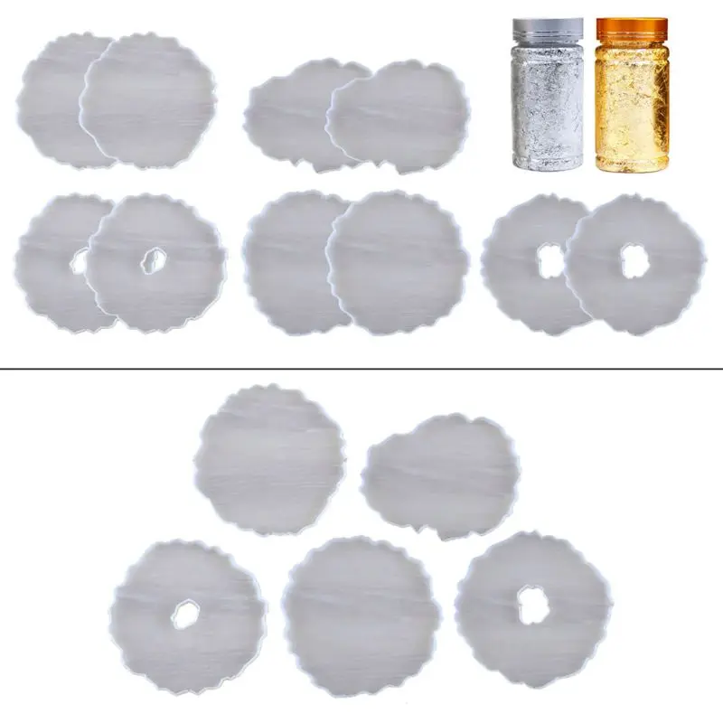 Large Irregular Wave Round Coaster Mold Cup Mat Silicone Resin Mold Epoxy Resin Cement Casting Jewelry Making Art Tools
Large Irregular Wave Round Coaster Mold Cup Mat Silicone Resin Mold Epoxy Resin Cement Casting Jewelry Making Art Tools