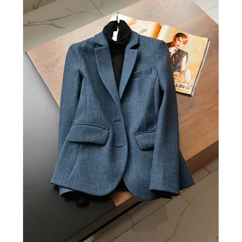 British Style Sub-herringbone Suit Women 2020 New Spring And Autumn Women's Top
British Style Sub-herringbone Suit Women 2020 New Spring And Autumn Women's Top