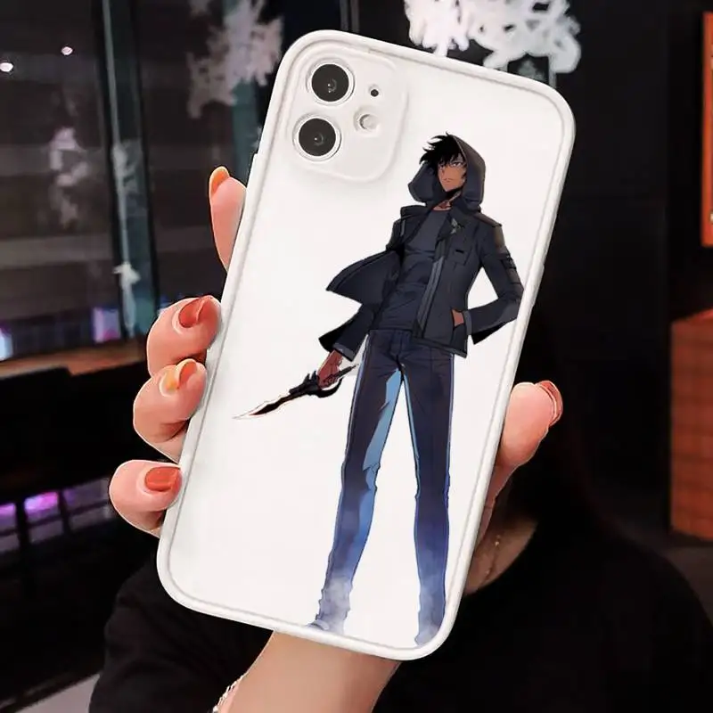 Comics cool black Sung Jin-Woo Phone Case Matte Transparent for iPhone 7 8 11 12 s mini pro X XS XR MAX Plus mobile bags
Comics cool black Sung Jin-Woo Phone Case Matte Transparent for iPhone 7 8 11 12 s mini pro X XS XR MAX Plus mobile bags