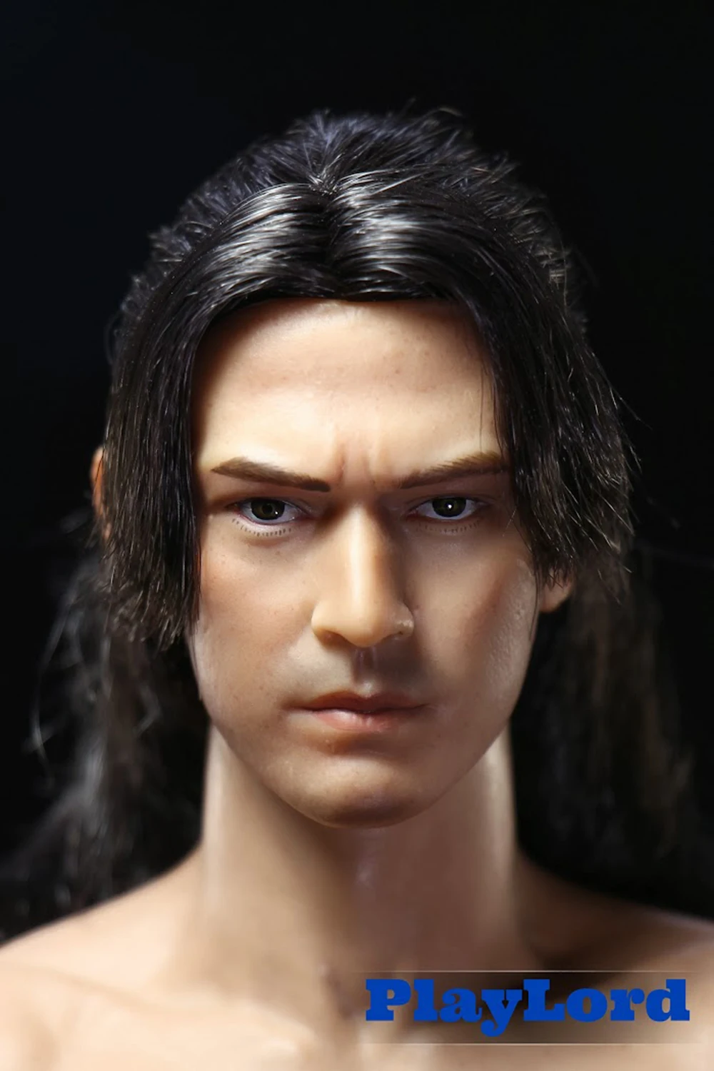 Модель с длинными волосами Takeshi Kaneshiro модель резной головы Akechi Samanosuke подходит для
