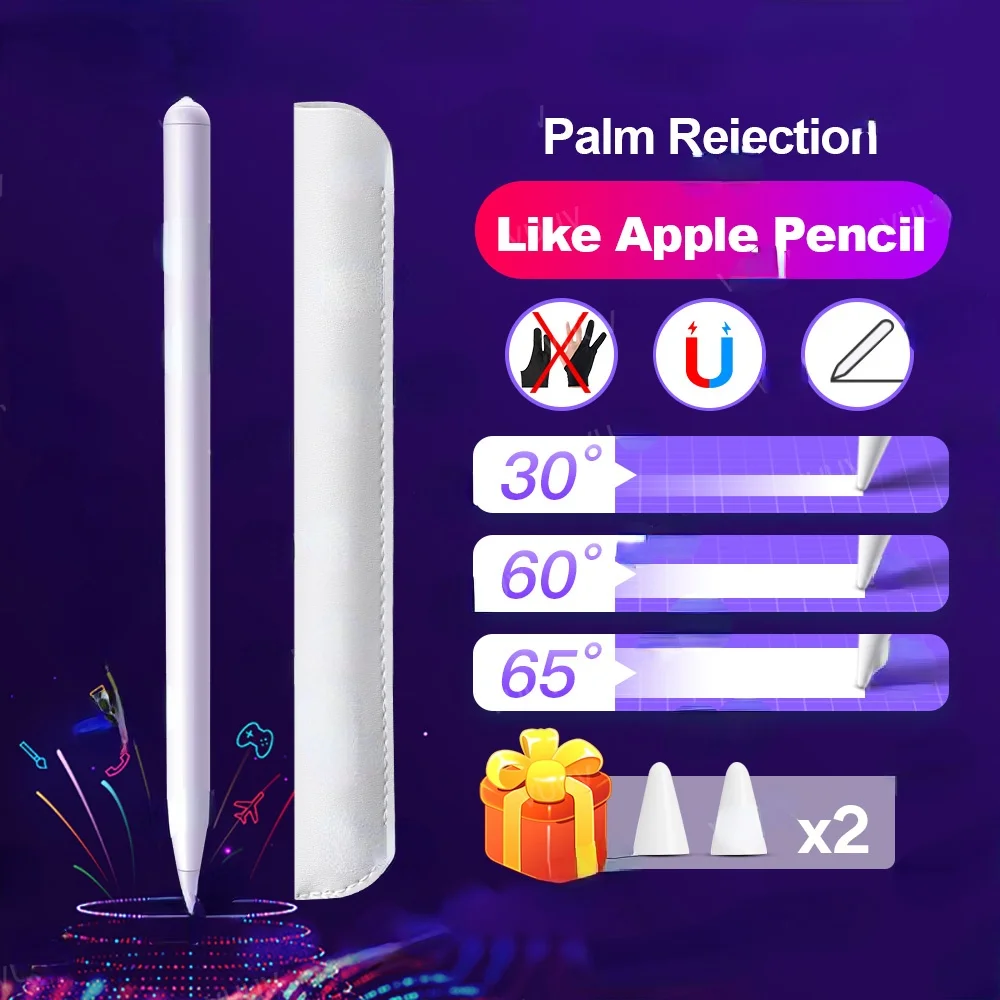 Стилус Apple Pencil 2 1 для iPad Pro 11 12,9 2020 2018 9,7 10,2 8th 7th Air 3 4, стилус для iPad с блокировкой пальмы 
Стилус Apple Pencil 2 1 для iPad Pro 11 12,9 2020 2018 9,7 10,2 8th 7th Air 3 4, стилус для iPad с блокировкой пальмы