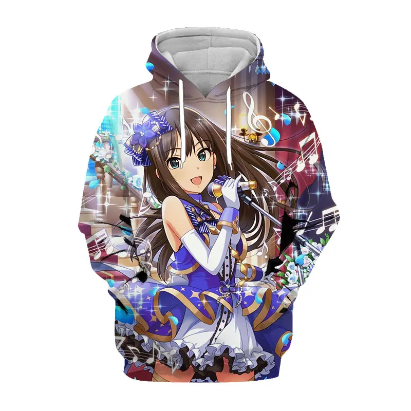 SONSPEE Idol Master Anime Girl Hoodies Men Hooded Women Tada Riina Sweatshirt 3D Long Sleeve Cute Loli Singer Unisex Clothes C01
SONSPEE Idol Master Anime Girl Hoodies Men Hooded Women Tada Riina Sweatshirt 3D Long Sleeve Cute Loli Singer Unisex Clothes C01