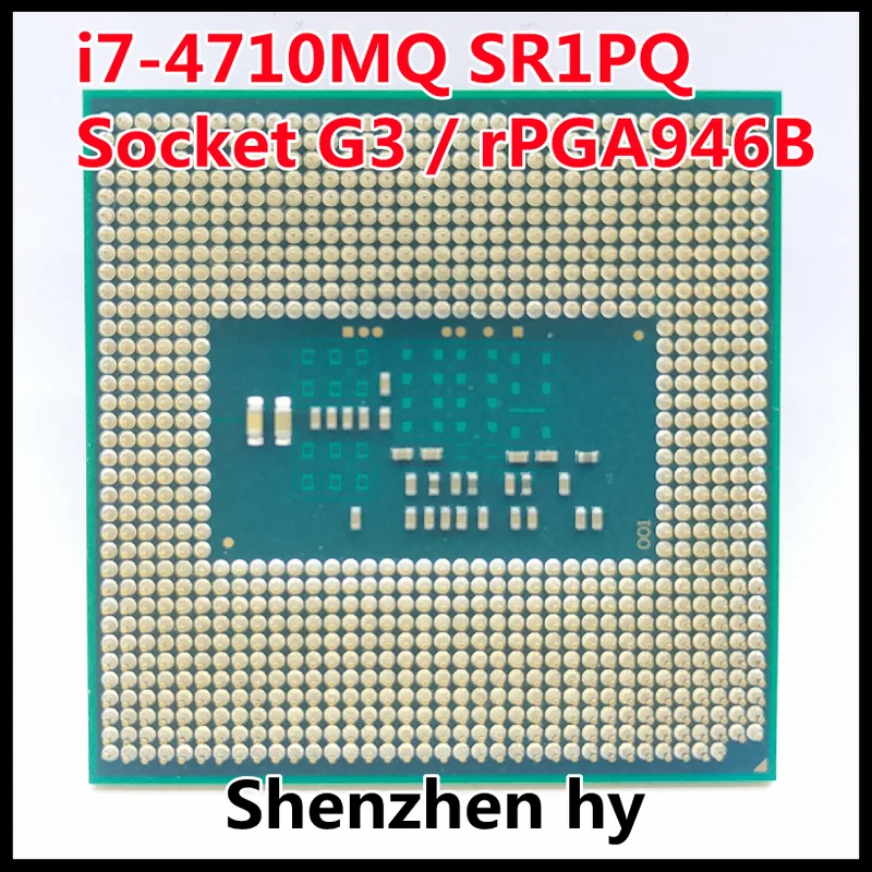 I7-4710MQ i7 4710MQ SR1PQ 2,5 ГГц четырехъядерный восьмипоточный ЦПУ Процессор 6 Мб 47 Вт Разъем G3 / rPGA946B