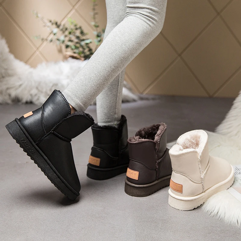 Ankle Boots For Women 2021 Fashion Waterproof Lady Winter Shoes Warm Plush Snow Boots Anti-Slip Fur Lined Bootie Outdoor Shoes
Ankle Boots For Women 2021 Fashion Waterproof Lady Winter Shoes Warm Plush Snow Boots Anti-Slip Fur Lined Bootie Outdoor Shoes