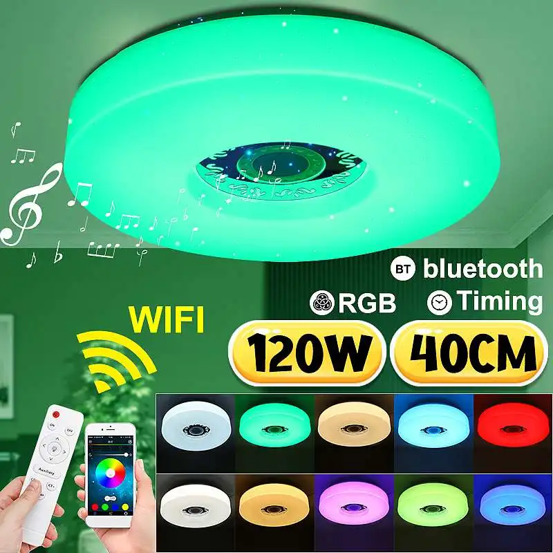 Цветная (RGB) bluetooth современные светодиодные потолочные лампы 120 Вт 200 приложение музыка Динамик потолочный светильник умные светодиодные пот...
Цветная (RGB) bluetooth современные светодиодные потолочные лампы 120 Вт 200 приложение музыка Динамик потолочный светильник умные светодиодные пот...