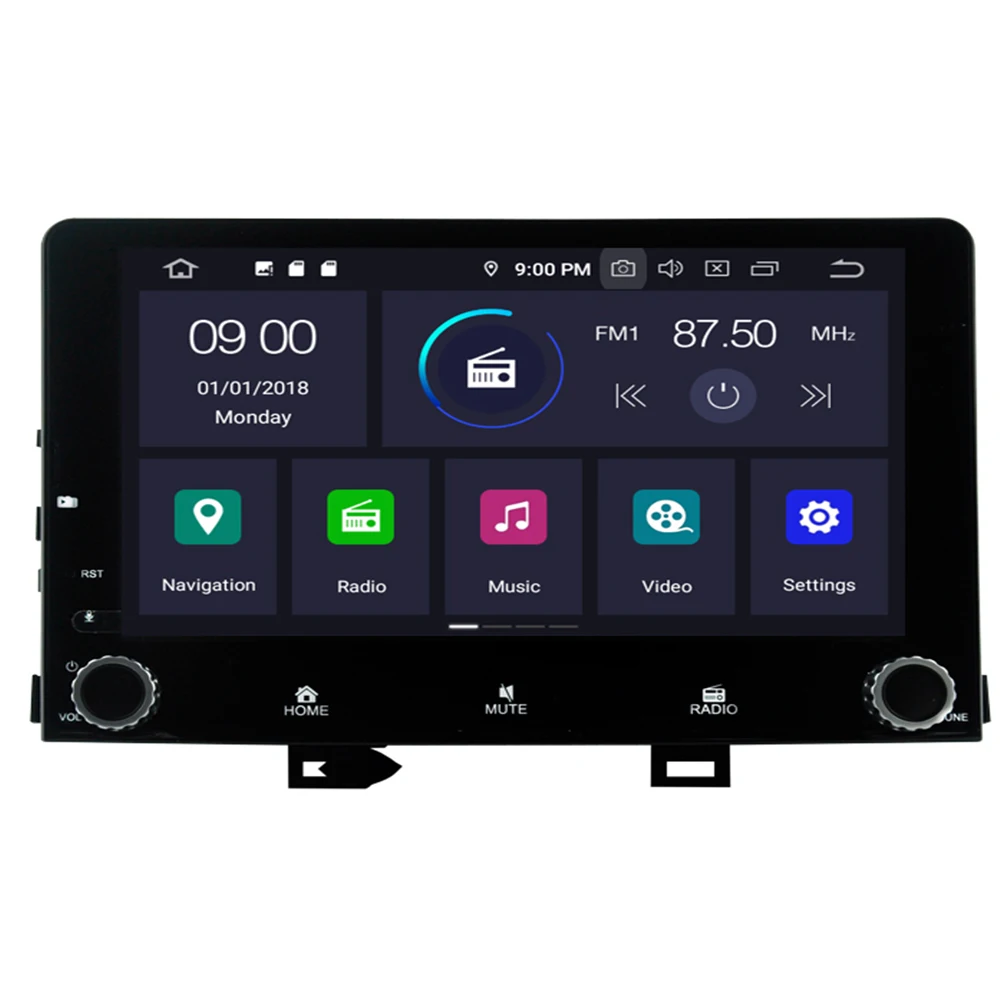 Android 10 Octa Core 4 + 64G PX5/PX30 подходит для KIA RIO 2017 2020 автомобильный DVD плеер навигация GPS