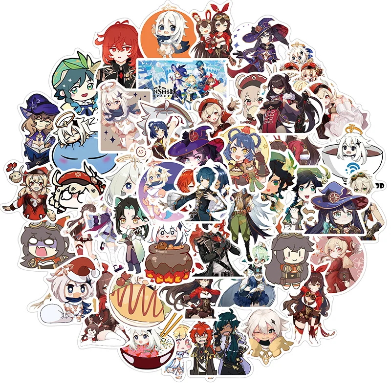 10/50PCS Anime Genshin Impact Cartoon Open World Game Stickers for Laptop Motorcycle Skateboard Car Travel Case Phone Sticker
10/50PCS Anime Genshin Impact Cartoon Open World Game Stickers for Laptop Motorcycle Skateboard Car Travel Case Phone Sticker