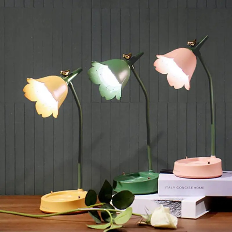 Flower LED Desk Lamp Student Bedroom Room Lighting Reading Lamp Eye Protection Multi-function Lamp Table Light N2
Flower LED Desk Lamp Student Bedroom Room Lighting Reading Lamp Eye Protection Multi-function Lamp Table Light N2