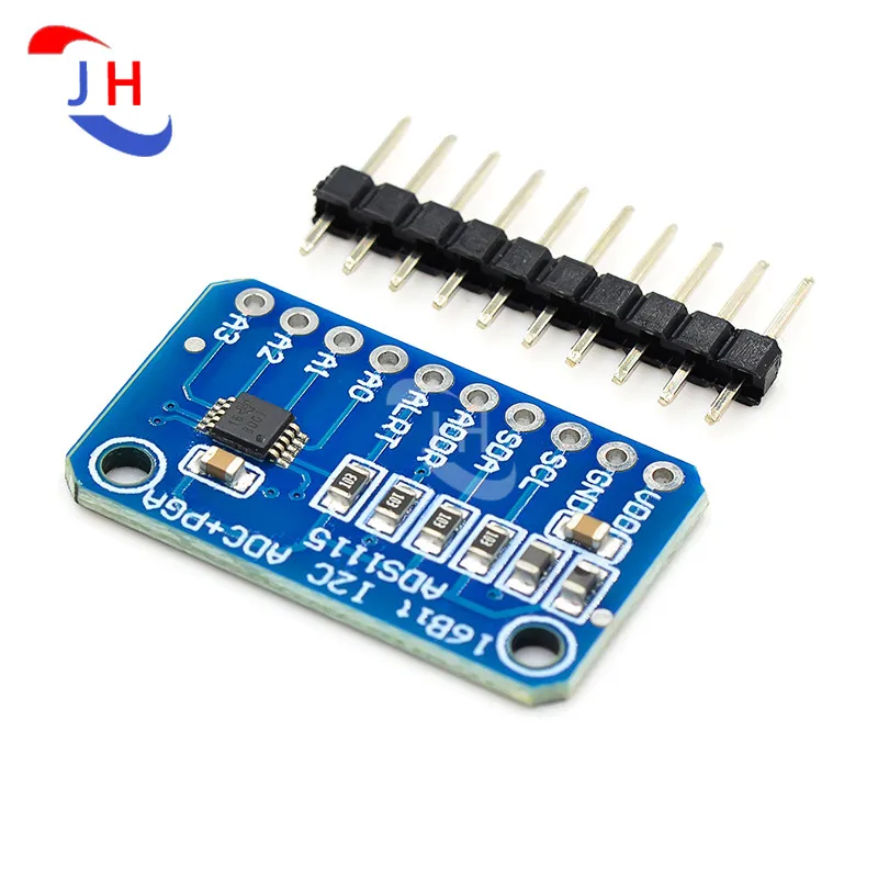 1/5PCS ADS1115 ADS1115 Subminiature 16-bit Precision Analog-to-digital Converter ADC Development Board module 4 Channels
1/5PCS ADS1115 ADS1115 Subminiature 16-bit Precision Analog-to-digital Converter ADC Development Board module 4 Channels