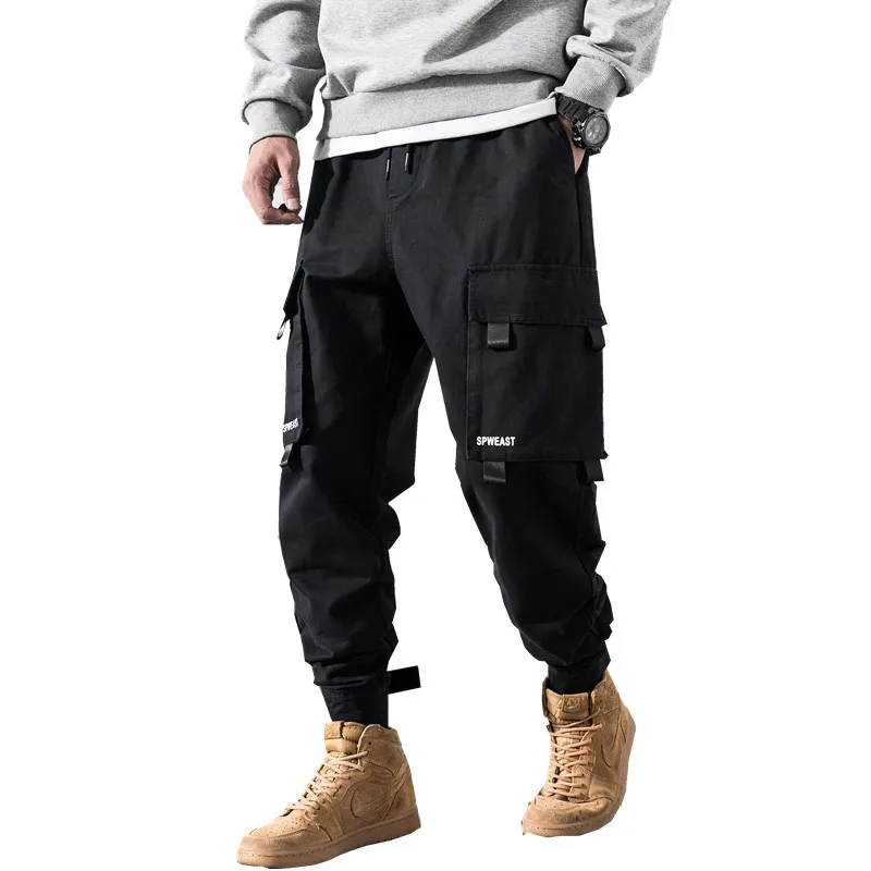 Spring Autumn Fashion Japan Safari Style Elastic Waist Multi Pocket Letter Print Cargo Pant Loose Casual Harem Chic Trouser Male 
Spring Autumn Fashion Japan Safari Style Elastic Waist Multi Pocket Letter Print Cargo Pant Loose Casual Harem Chic Trouser Male