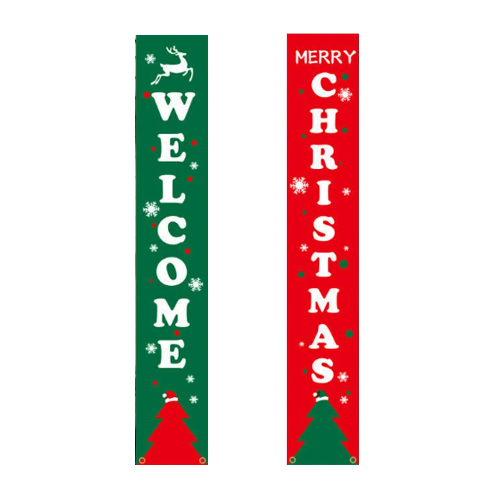 2021 Door Hanging Christmas Atmosphere Decoration Christmas Couplet Curtain for Holiday Home Porch Wall Door Curtain Decoration
2021 Door Hanging Christmas Atmosphere Decoration Christmas Couplet Curtain for Holiday Home Porch Wall Door Curtain Decoration