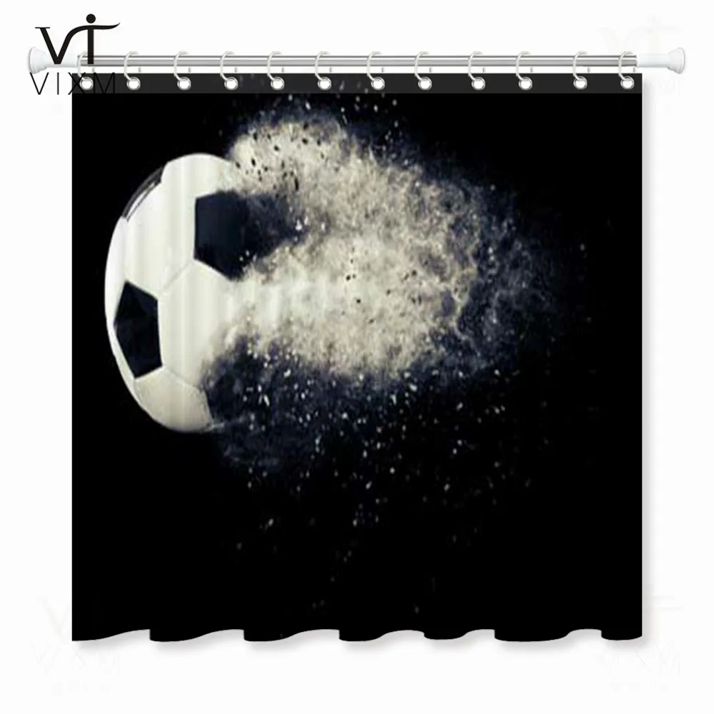 Soccer Ball Shot Shower Curtain Cartoon Style Football Waterproof Bathroom Curtain Polyester Fabric Bath Curtain Home Decor Sets
Soccer Ball Shot Shower Curtain Cartoon Style Football Waterproof Bathroom Curtain Polyester Fabric Bath Curtain Home Decor Sets
