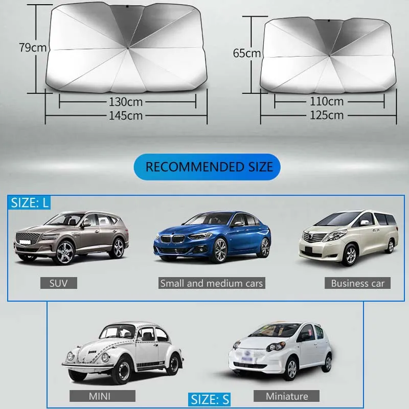 Dropshipping Foldable sunshade parasol car sun umbrella visor front windshield foldable Wholesale YSC001
Dropshipping Foldable sunshade parasol car sun umbrella visor front windshield foldable Wholesale YSC001