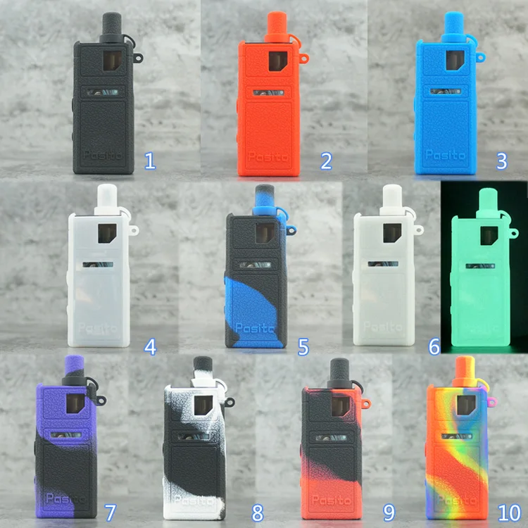 50 шт. противоскользящий силиконовый чехол для Smoant Pasito комплект с текстурой кожи и