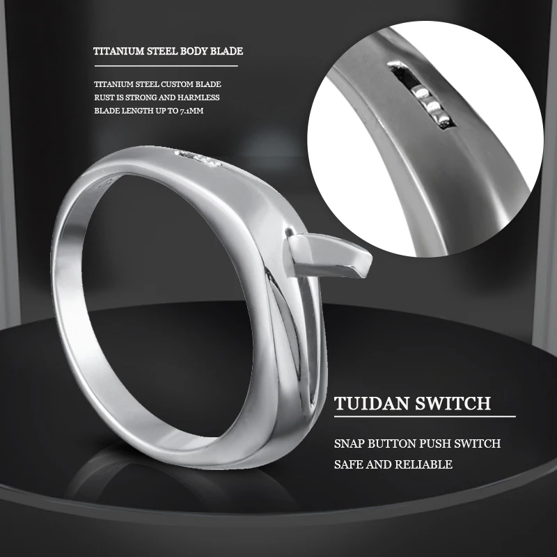 Titanium steel self-defense self-defense ring invisible multifunctional female emergency anti-wolf weapon holiday best gift for
Titanium steel self-defense self-defense ring invisible multifunctional female emergency anti-wolf weapon holiday best gift for