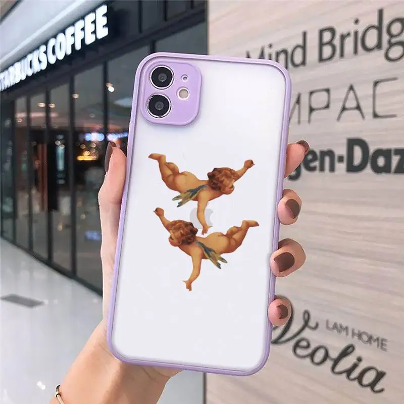 Angel vintage oil painting cute Phone Cases Matte Transparent for iPhone 7 8 11 12 s mini pro X XS XR MAX Plus cover funda
Angel vintage oil painting cute Phone Cases Matte Transparent for iPhone 7 8 11 12 s mini pro X XS XR MAX Plus cover funda