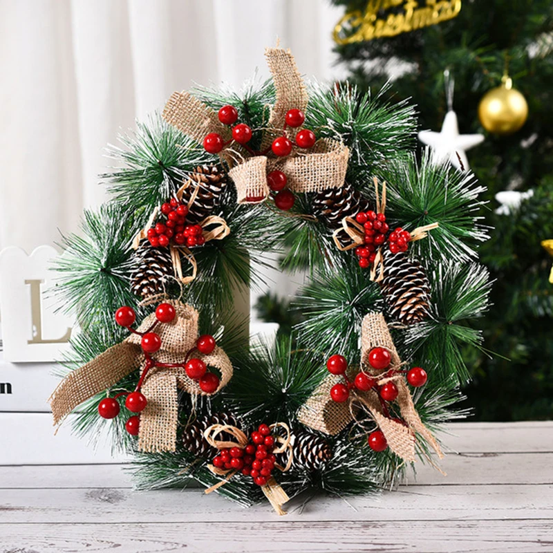 Artificial Christmas Wreath Colorful Beautiful Wall Window Door Wreath for Front Door Party Décor part
Artificial Christmas Wreath Colorful Beautiful Wall Window Door Wreath for Front Door Party Décor part