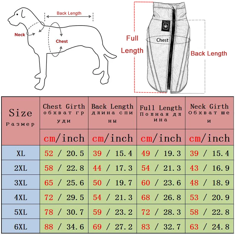 CDDMPET Winter Pet Jacket Warm Fleece Lining Clothes For Large Dogs Big Dog Coat Waterproof French Bulldog Pug Costume Labrador | Дом и