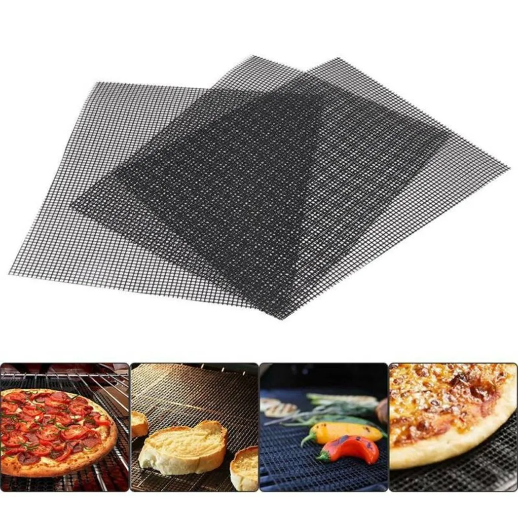 3PCS Barbecue Grilling Mat BBQ Mats Replacement Mesh Wire Net Non-Stick Grilling Mesh Pads Cook Reusable BBQ Accessories
3PCS Barbecue Grilling Mat BBQ Mats Replacement Mesh Wire Net Non-Stick Grilling Mesh Pads Cook Reusable BBQ Accessories