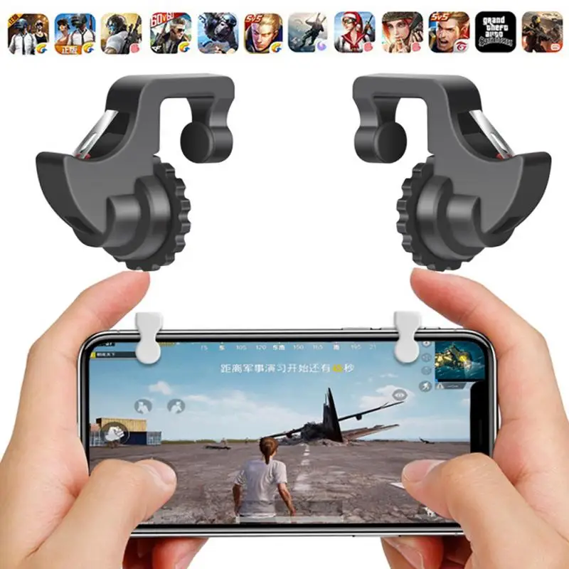 New PUBG Mobile Joystick Controller Gamepad Call Of Duty L1 R1 Mobile Gaming Trigger Button Shooter Phone Gamepad Fire Trigger
New PUBG Mobile Joystick Controller Gamepad Call Of Duty L1 R1 Mobile Gaming Trigger Button Shooter Phone Gamepad Fire Trigger