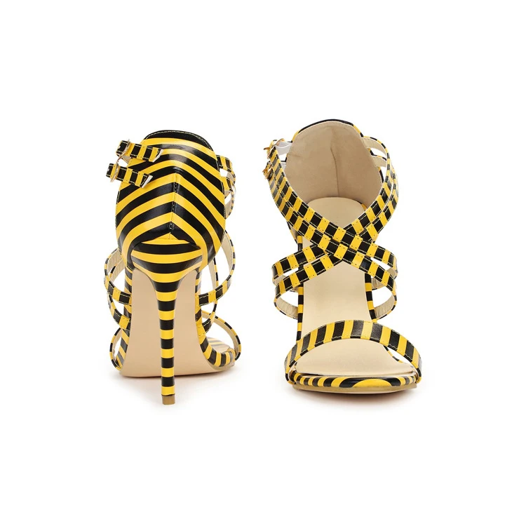 NEW 11CM PUMPS 2020 summer word with a fish mouth stiletto high heel women's sandals cross straps women's shoes exposed toe
NEW 11CM PUMPS 2020 summer word with a fish mouth stiletto high heel women's sandals cross straps women's shoes exposed toe