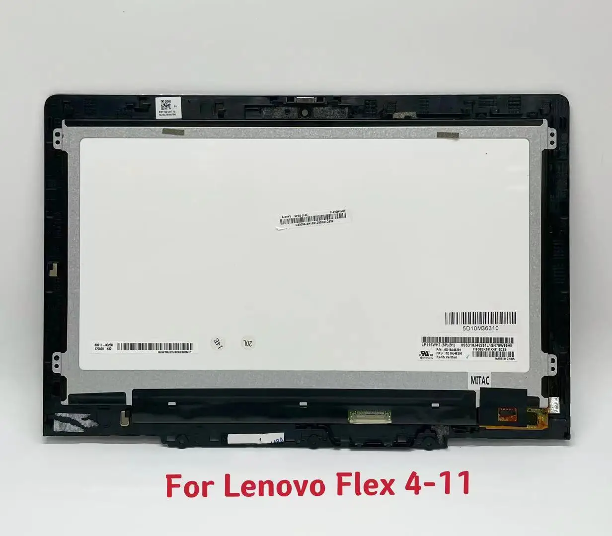 ЖК-дисплей сенсорный дигитайзер стекло в сборе для Lenovo Flex 4-1130 80U3 1366*768 30PIN
ЖК-дисплей сенсорный дигитайзер стекло в сборе для Lenovo Flex 4-1130 80U3 1366*768 30PIN