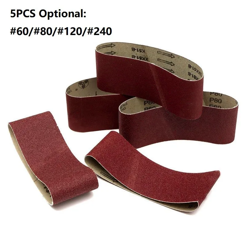 5 X Sanding Belts 75x457 Mm Mixed Grade 60 80 120 240 Grit Power Tool Sander Lot For Leather Metal Wood Grinding And Polishing
5 X Sanding Belts 75x457 Mm Mixed Grade 60 80 120 240 Grit Power Tool Sander Lot For Leather Metal Wood Grinding And Polishing