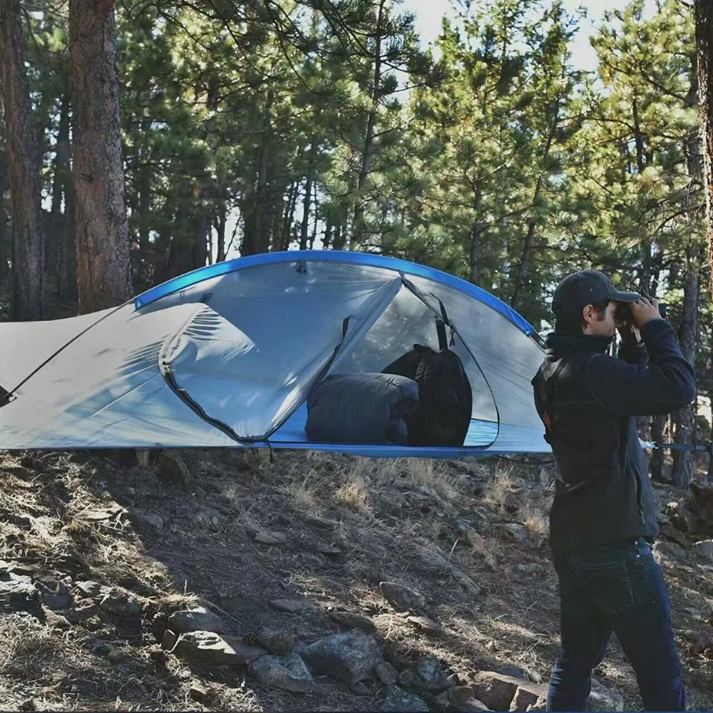 Camping Tent 2 Person Portable Waterproof Hanging Tree Tent Triangle Suspension Hanging Camping Tents Hammock Tents
Camping Tent 2 Person Portable Waterproof Hanging Tree Tent Triangle Suspension Hanging Camping Tents Hammock Tents