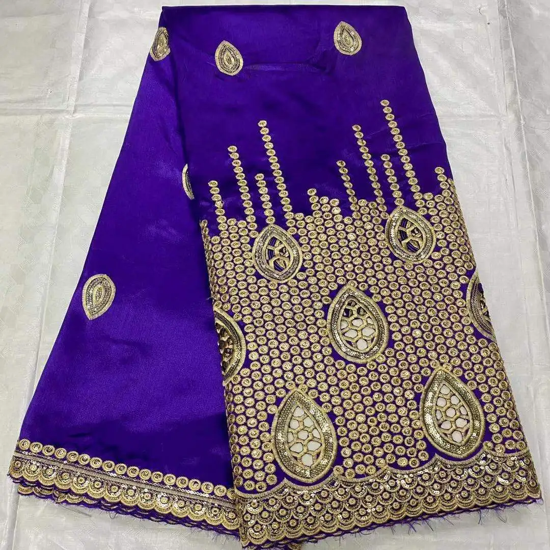 African Aso Ebi Wedding Party Fabric Purple Color with Many Sequins Holes India George Lace Dress Material 2021 Coffee GE-005
African Aso Ebi Wedding Party Fabric Purple Color with Many Sequins Holes India George Lace Dress Material 2021 Coffee GE-005