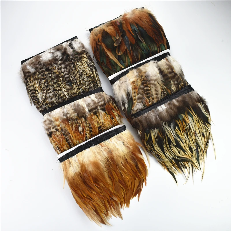 10Meters Natural Pheasant Feathers Trim Chicken Goose Rooster Peacock Feather Fringe Crafts Ribbon Dress Accessories Decoration
10Meters Natural Pheasant Feathers Trim Chicken Goose Rooster Peacock Feather Fringe Crafts Ribbon Dress Accessories Decoration