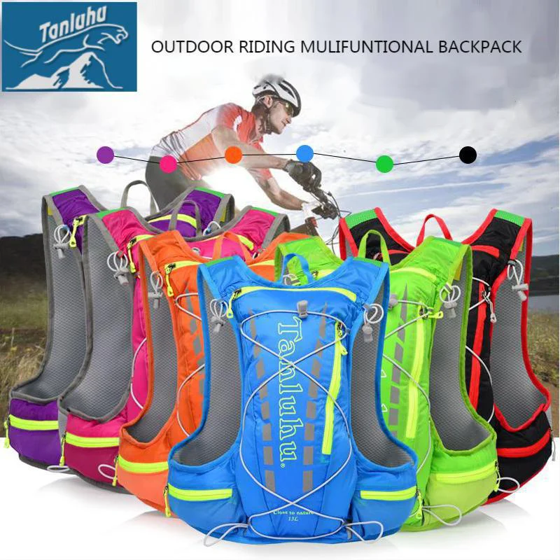 TANLUHU Nylon Cycling Backpack 15L Reflective Hydration Backpack Ultralight Breathable Running Marathon Water Bag Rucksack 450g
TANLUHU Nylon Cycling Backpack 15L Reflective Hydration Backpack Ultralight Breathable Running Marathon Water Bag Rucksack 450g