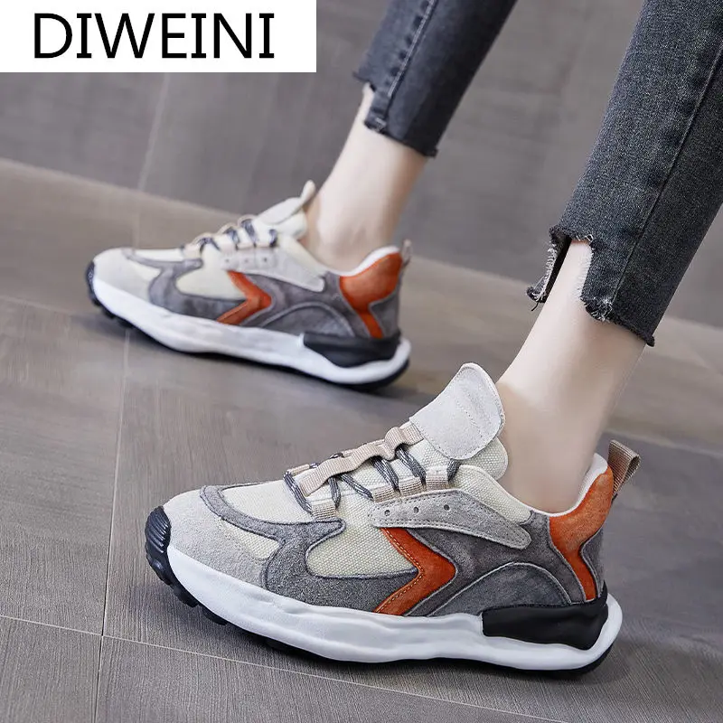 2021 Fashion Women's Shoes Woman Sneakers Spring Lace-up Color Matching Vulcanized Shoes Comfortable Shallow Mouth Casual Shoes
2021 Fashion Women's Shoes Woman Sneakers Spring Lace-up Color Matching Vulcanized Shoes Comfortable Shallow Mouth Casual Shoes