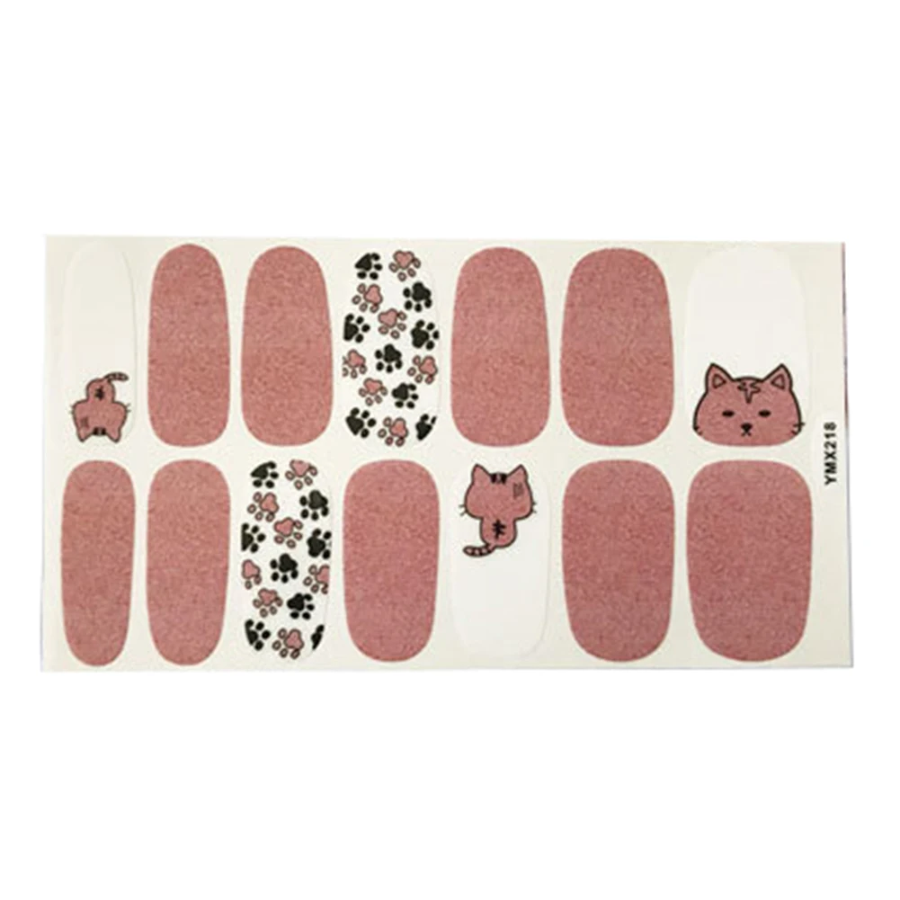 14Pcs/Sheet Waterproof Nail Sticker 3D Full Cover Wrap Manicure Adhesive Decor 
14Pcs/Sheet Waterproof Nail Sticker 3D Full Cover Wrap Manicure Adhesive Decor