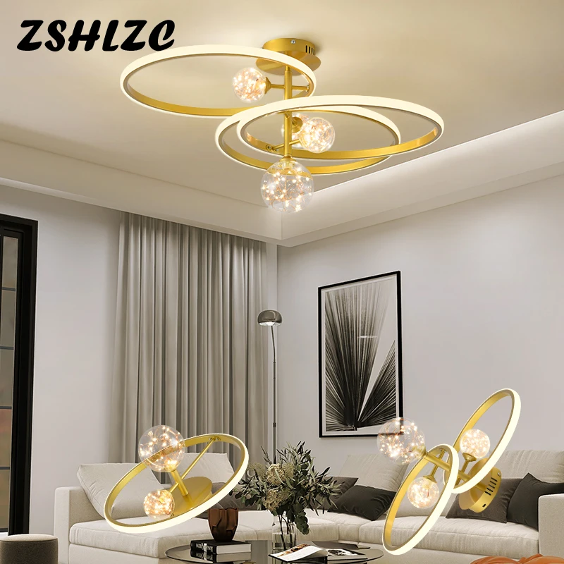 Modern Gold Led Chandelier Luxury Minimalist Ceiling Lamps Decor Living Room Bedroom Study Home Indoor Lighting Creative Fixture
Modern Gold Led Chandelier Luxury Minimalist Ceiling Lamps Decor Living Room Bedroom Study Home Indoor Lighting Creative Fixture