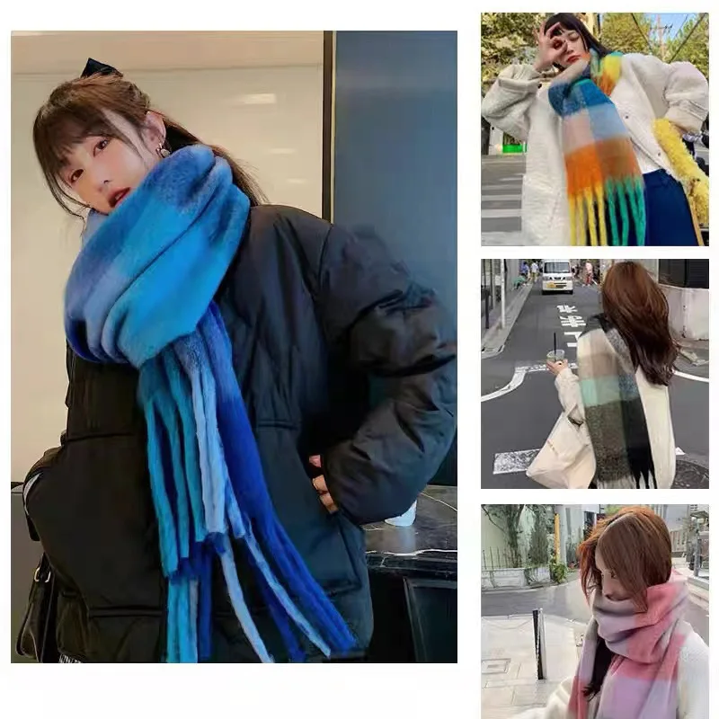 AC Studios Men and Women General Style Cashmere Scarf Designer Acne Blanket Scarf Women's Style Colorful Plaid Tzitzit Imitation
AC Studios Men and Women General Style Cashmere Scarf Designer Acne Blanket Scarf Women's Style Colorful Plaid Tzitzit Imitation
