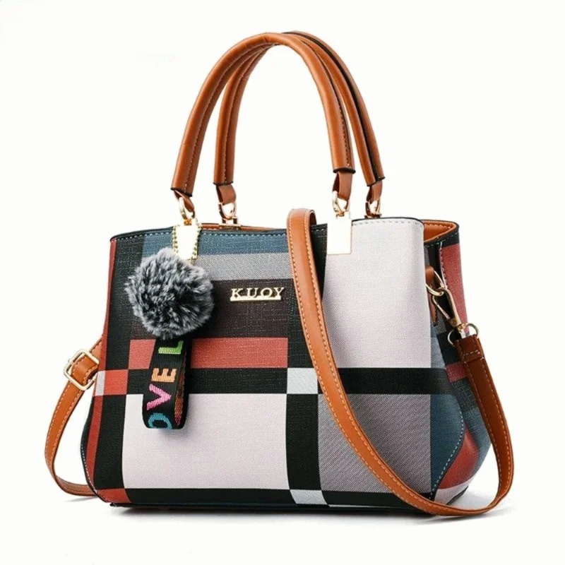 2021 New Luxury Handbag Women Stitching Wild Messenger Bags Designer Brand Plaid Shoulder Bag Female Ladies Totes Bolsa de mujer 
2021 New Luxury Handbag Women Stitching Wild Messenger Bags Designer Brand Plaid Shoulder Bag Female Ladies Totes Bolsa de mujer
