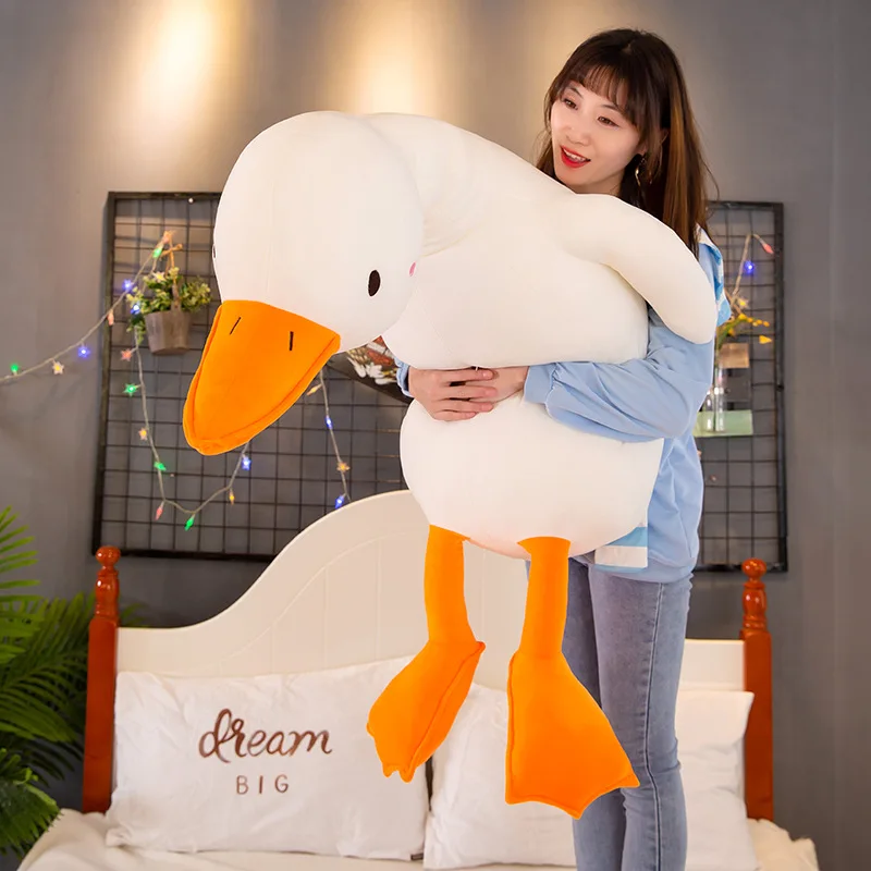 Zqswkl 65/85/110/130cm white goose duck soft toy for girls pillow hugs children's large stuffed toys birthday gift
Zqswkl 65/85/110/130cm white goose duck soft toy for girls pillow hugs children's large stuffed toys birthday gift