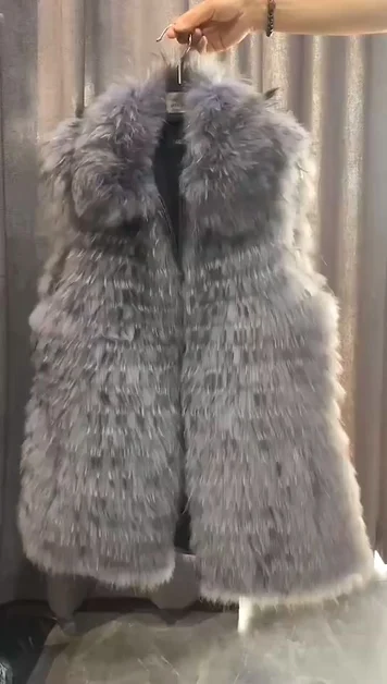 ZiZhen Vest Real Raccoon Fur Promotion Woman Stripe Free Shipping Anti-season Sales Weizhen20200527
ZiZhen Vest Real Raccoon Fur Promotion Woman Stripe Free Shipping Anti-season Sales Weizhen20200527