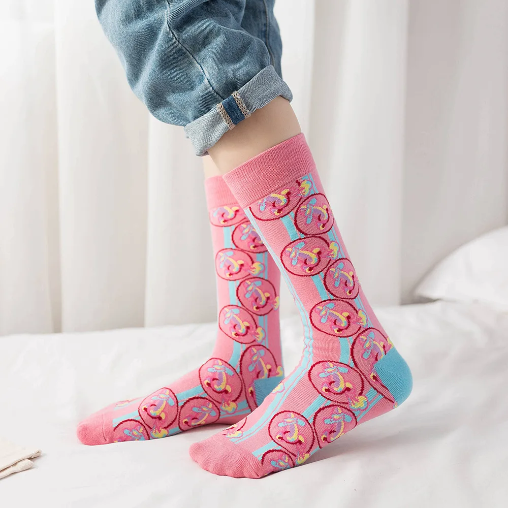 Vintage Aesthetic Funny Fashion Design Print Cotton Mens Socks Plaid Colorful Casual Dress Long Tube Crew Socks For Man
Vintage Aesthetic Funny Fashion Design Print Cotton Mens Socks Plaid Colorful Casual Dress Long Tube Crew Socks For Man