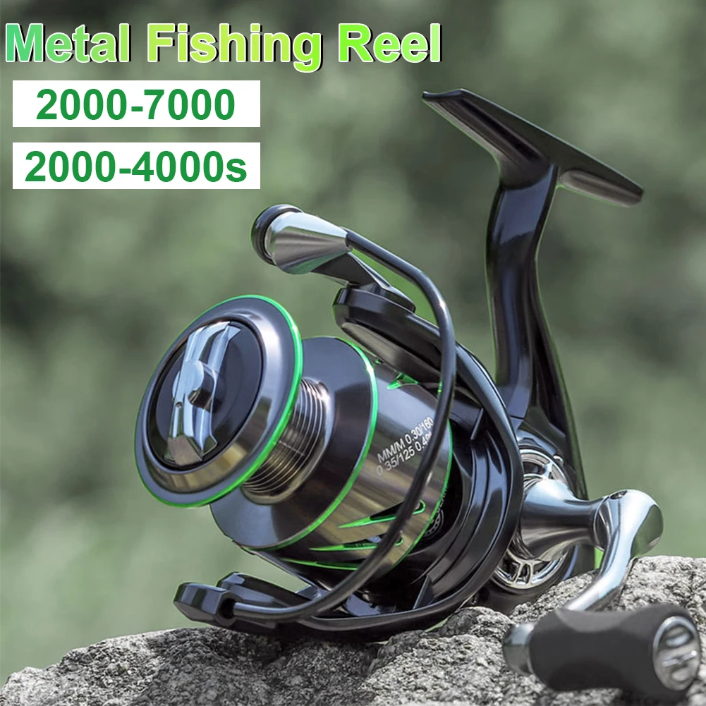 metal Fishing Reel FD2000-7000 Spinning Reel Shallow Spool 8KG Max Drag Carp Fishing Saltwater Freshwatereel Fishing Tackle
metal Fishing Reel FD2000-7000 Spinning Reel Shallow Spool 8KG Max Drag Carp Fishing Saltwater Freshwatereel Fishing Tackle