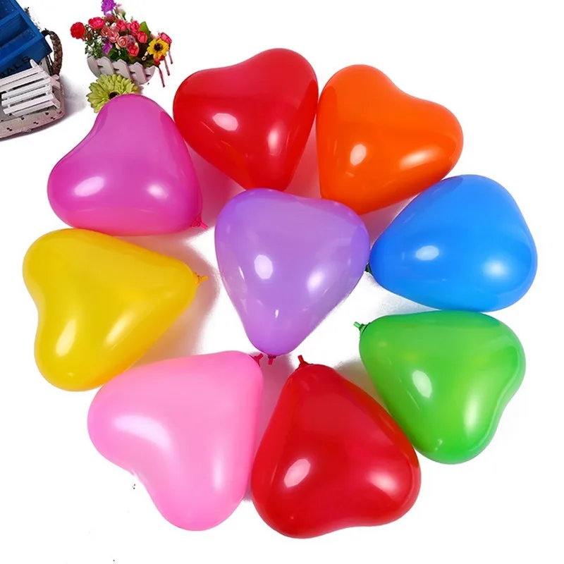 Воздушные шары в виде сердца, 10 дюймов
Воздушные шары в виде сердца, 10 дюймов