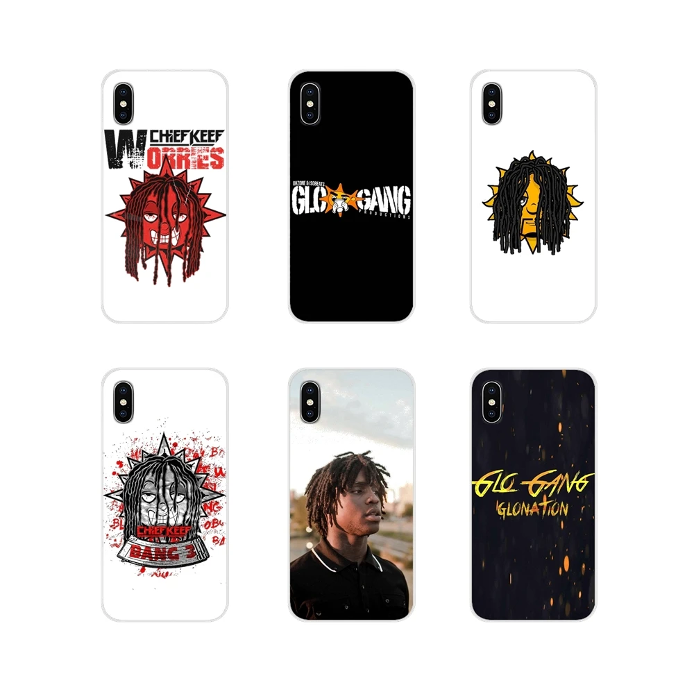 Прозрачные чехлы из ТПУ Glo Gang And Chief Keef для Sony Xperia Z Z1 Z2 Z3 Z5 compact M2 M4 M5 E3 T3 XA Huawei Mate 7 8 Y3II |