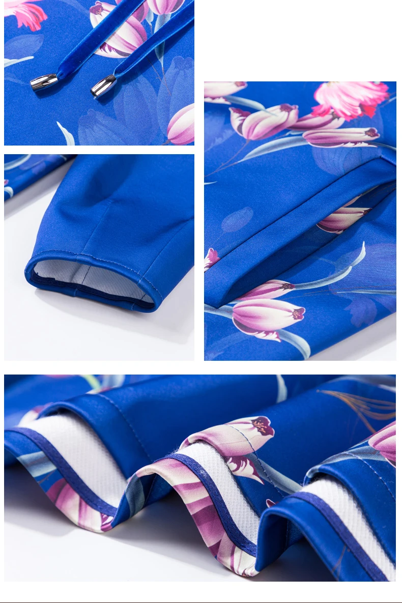 Arrival 2021 Spring New Casual Floral Print Blue Loose Long Hoodies for Women
Arrival 2021 Spring New Casual Floral Print Blue Loose Long Hoodies for Women