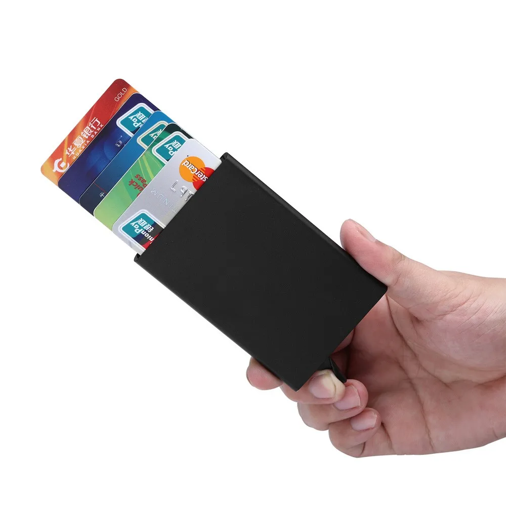 Мини Тонкий портативный держатель для смарт карт 2020 Rfid мужской кошелек чехол