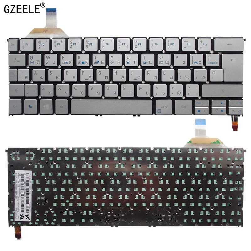 

NEW RU/GR Laptop keyboard FOR ACER Aspire S7 S7-391 S7-392 MS2364 Russian keyboard with backlight